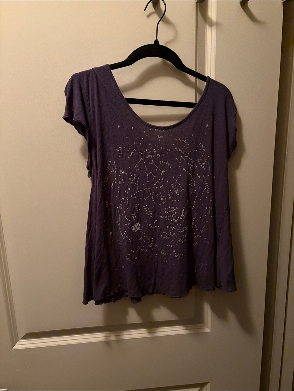 Purple Astro-Star Signs Women's Top